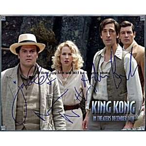 Black Hanks Brody King Kong Watts Autographed Signed 