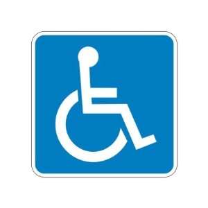  International Symbol of Access Wheelchair Sign Round 