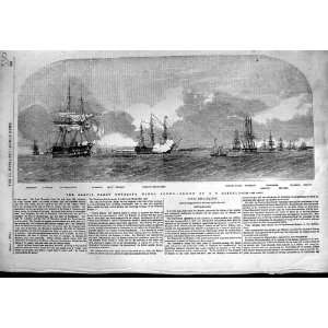  1854 BALTIC SHIPS WINGA EDINBURGH WELLINGTON VALOROUS 