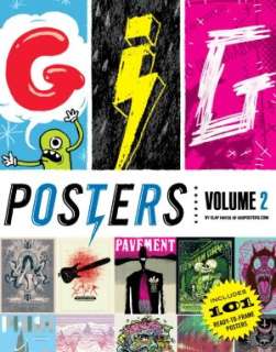    Gig Posters Volume 2 by Clay Hayes, Quirk Publishing  Paperback