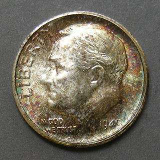 1949 S Roosevelt Dime   Gem BU, US Coin  
