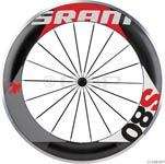 SRAM S80 Clincher Wheelset Black w/RED Decal  
