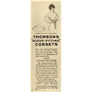   Co Thomsons Glove Fitting Corsets Waist New York   Original Print Ad