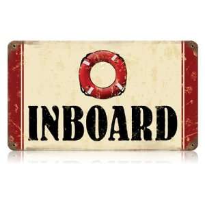  Inboard Boating Sign   Boathouse Sign 