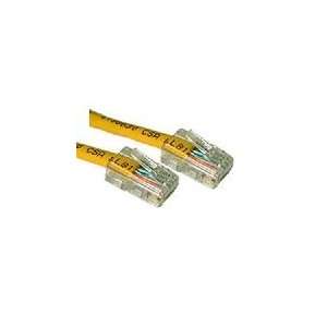  7ft CAT5e Crossover Patch Cable Yellow Electronics