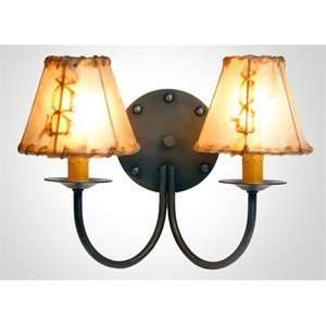   Rivets Double Sconce from Steel Partners Lighting