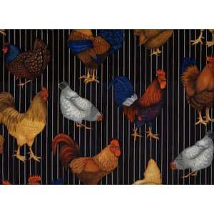 RK8348 2 Down on the Farm by Robert Kaufman Fabrics, Chickens and 