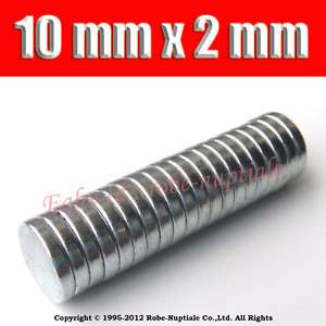 20 Disc Rare Earth Neodymium Strong Magnets N50 10x 2mm  