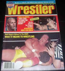 The Wrestler Magazine 1984 Ellering Legion of Doom wwf  