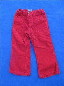   Pumpkin Patch Denim jeans red cords Pants size 2 yrs pair set lot