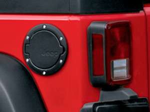 Jeep Wrangler JK 2 Dr. Black Fuel Filler Door MOPAR OEM  