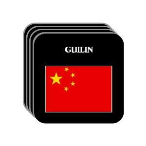 China   GUILIN Set of 4 Mini Mousepad Coasters