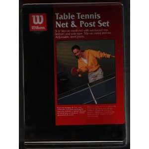  Wilson Table Tennis Net and Post Set