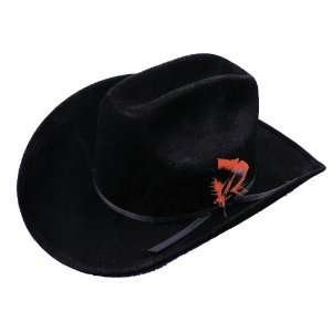  Cowboy Hat Black Felt Med