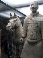 CHINESE LIFESIZE TERRA COTTA SOLDIER 85 TALL  