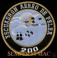 SQUADRON 200 PATCH MEXICAN AIR FORCE MEXICO GHOST WOW  