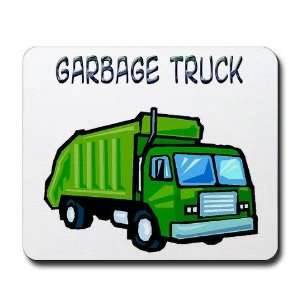  Green Garbage Truck Kids Mousepad by  Office 