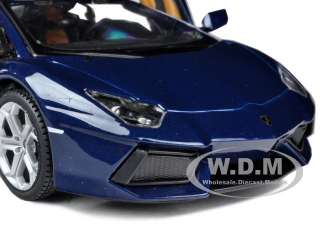   AVENTADOR LP700 4 BLUE 1/24 DIECAST CAR MODEL BY MAISTO 31210  