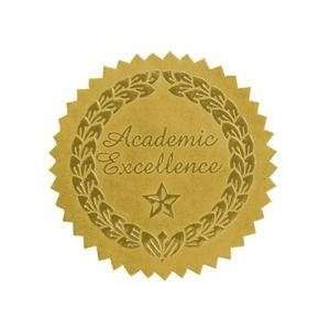    Academic Excellence Embossed Certificate Seals