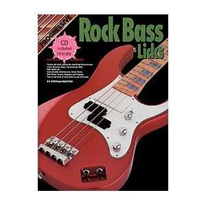  Progressive Rock Bass Licks (Book/CD) Musical Instruments