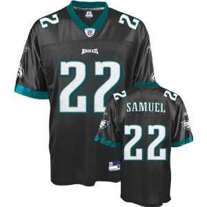 Asante Samuel #22 Philadelphia Eagles Replica NFL Jersey Black Size 54 