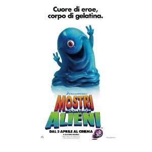 Monsters vs. Aliens (2009) 27 x 40 Movie Poster Italian 