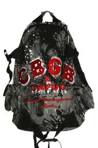 CBGB Logo Concrete Jungle Backpack Hot Topic Punk  