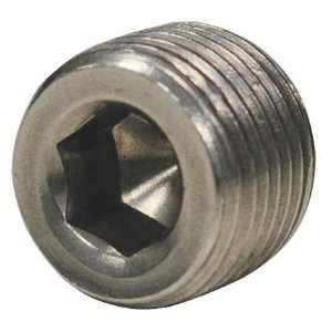 Stainless Steel Threaded Pipe Fittings Class 150 Hex Socket Plug,Sz 3 