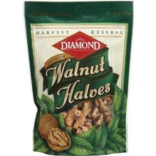  Diamond Nuts Walnuts, Chopped, 8 Ounce Bags (Pack of 12 