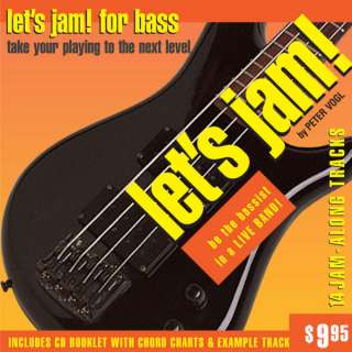 LETS JAM Play Along CD Tracks Full Band for BASS GUITAR  