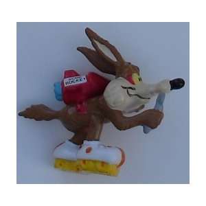 Wile Coyote With Rocket Pack Looney Tune PVC Approx. 2 1/2 To 3s 