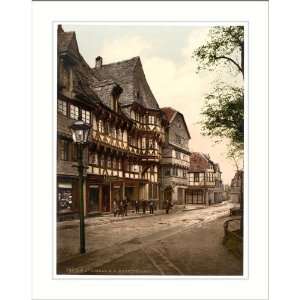Market Street Goslar Hartz Germany, c. 1890s, (L) Library Image
