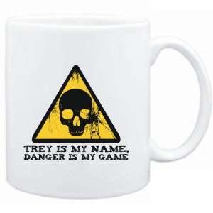  Mug White  Trey is my name, danger is my game  Male 