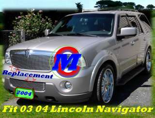 03 04 2003 2004 Lincoln Navigator Billet Grille Combo  
