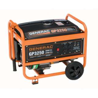 Generac GP3250 GP Series 3250 Watt Portable Generator CSA Compliant 
