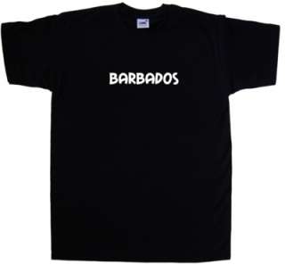 Barbados text T Shirt  