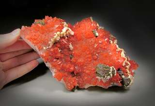 Red Quartz with Chalcopyrite and Calcite, Jiangxi, China  
