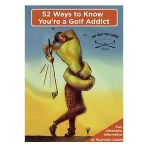  Golf Addict/52 Caddie Card Ser   Golf Gift Sports 