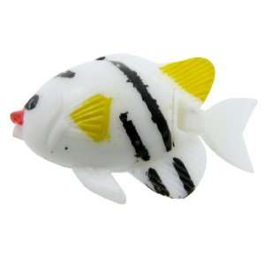  Como Tank Aquarium Wiggling Tail Floating Plastic White 