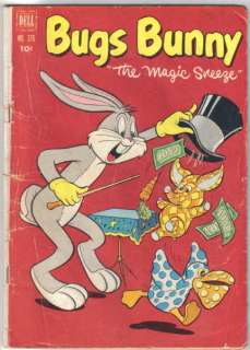 Bugs Bunny Dell Four Color Comic Book #376, 1952 GOOD+  