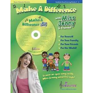  EDUTUNES FRIENDS CD BOOK SET MAKE A DIFFERENCE WITH MISS 