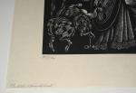 Fritz Eichenberg Pencil Signed Woodcut In Praise of Folly   The 