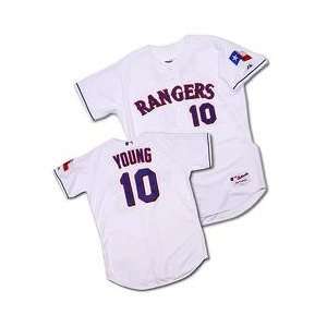   Authentic Michael Young Home Jersey   White 40