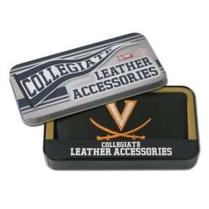  Virginia Cavaliers UVA NCAA Embroidered Leather Checkbook 