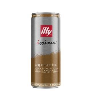   drink cappucino 8 45 ounce cans pack of 12 by illy issimo buy new $ 29