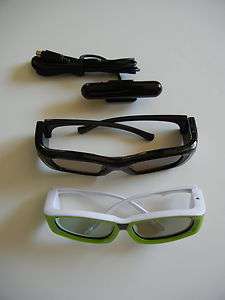 Active 3D Glasses Kit for Samsung/Mitsubi​shi,TWO glasses1 kid 