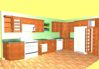 The 3D Color Design Renderings will show you exactly how your kitchen 