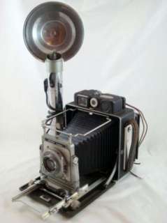 Mid Century Busch Pressman Model D 4x5 Vue Focus Rangefinder Heiland 