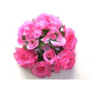    Set of 6 BEAUTY Rose Flower 3 Candle Rings