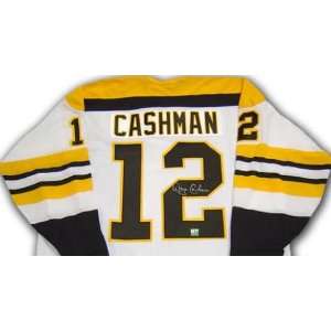  Wayne Cashman Autographed Jersey   )